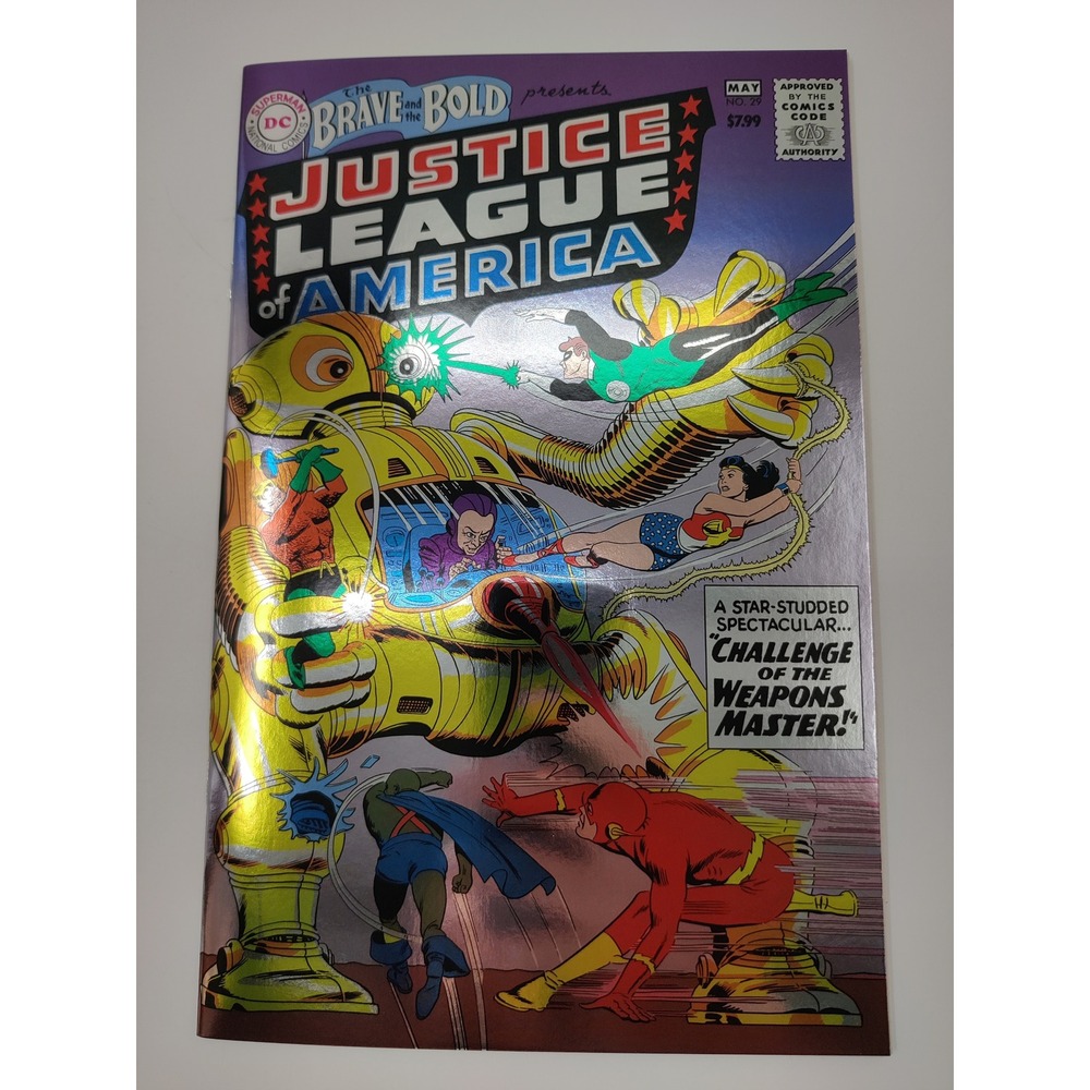 DC Brave and the Bold 29 Justice League of America Chromium Foil Cover Comic